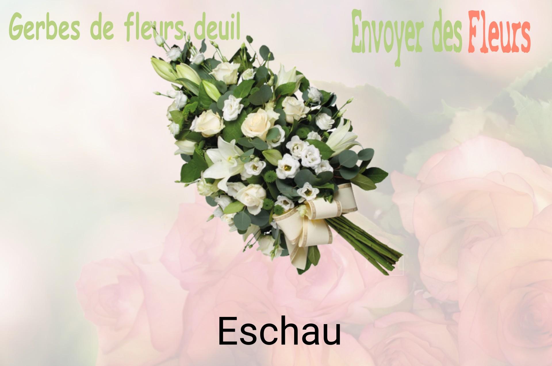 Gerbe de fleurs de deuil livrée à Eschau